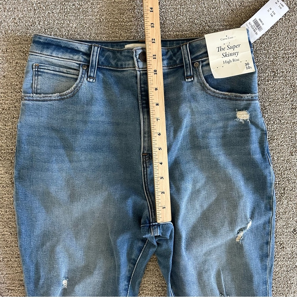 Abercrombie & Fitch The Super Skinny High‎ Rise Jeans 30/10Short - Picture 4 of 8